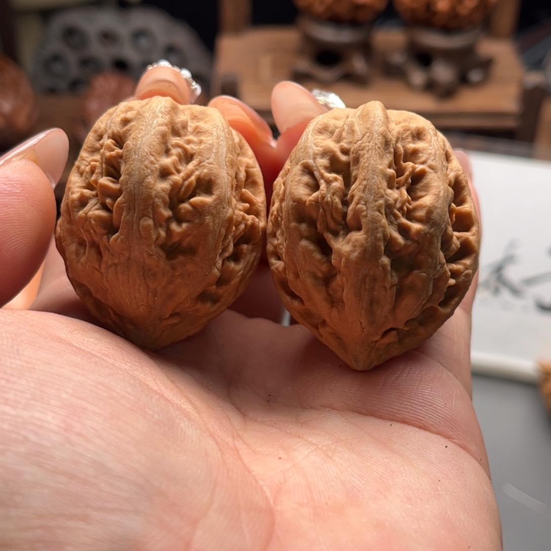 文玩核桃把件关东木子家楸大胖89