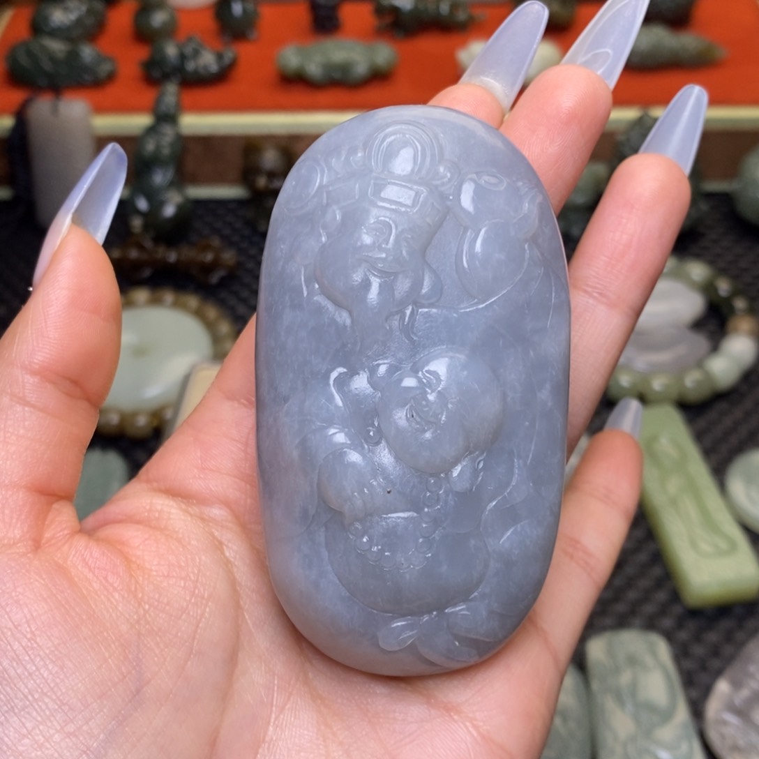 和田玉颈饰未镶嵌用****6