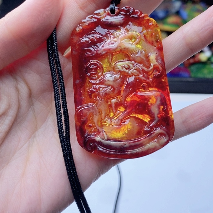 蜜蜡颈饰未镶嵌181套装