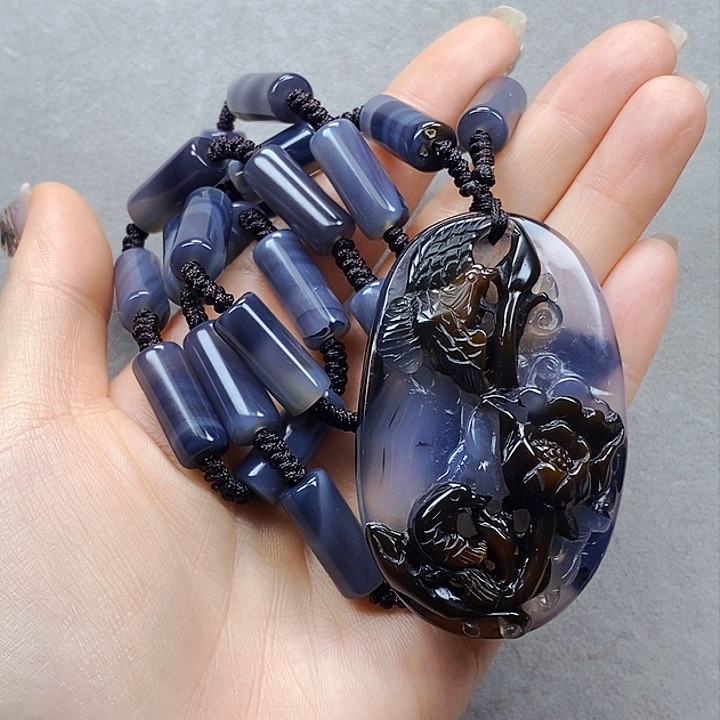 玛瑙/玉髓项链未镶嵌