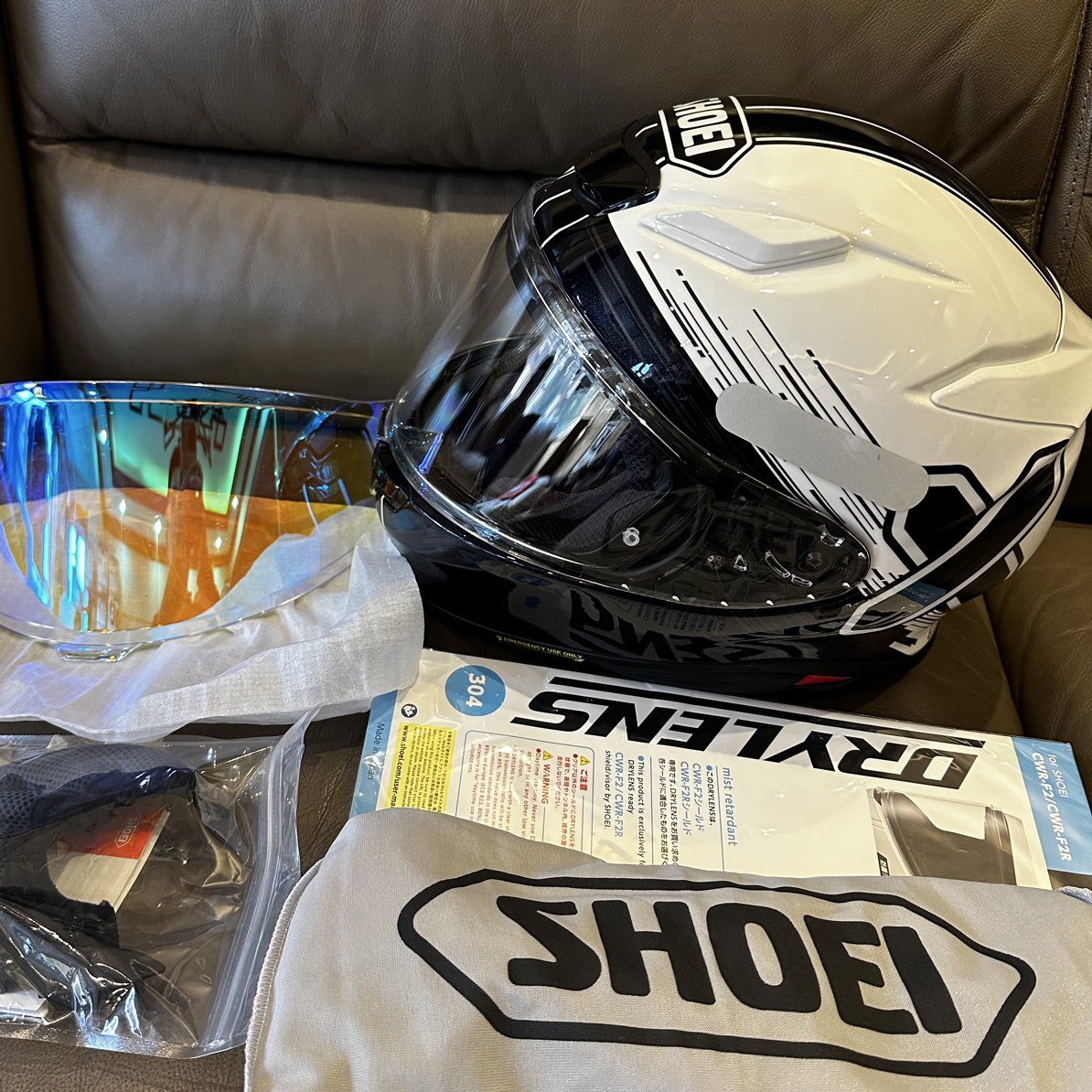 Shoei z8摩托车全盔m码x符号正品