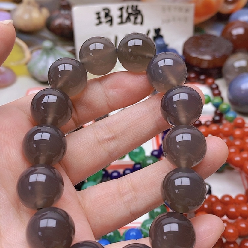 【闪购商品】未镶嵌玛瑙/玉髓珠宝半成品碧**?