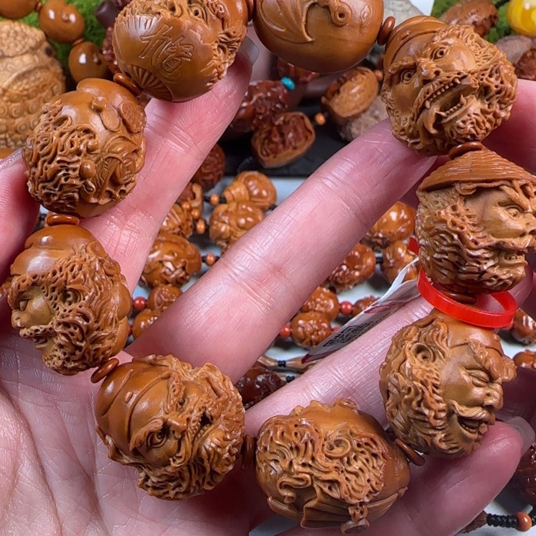 橄榄核手串/手链钟馗纳福