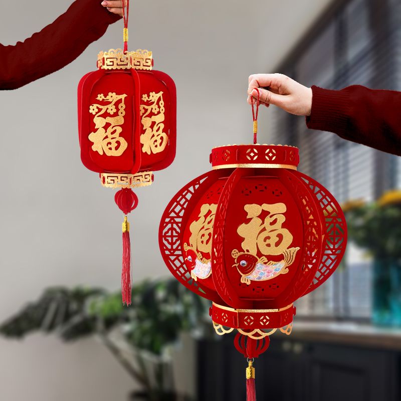 2026马年挂件福字灯笼挂饰过新年元旦室内布置装饰春节吊灯中国风