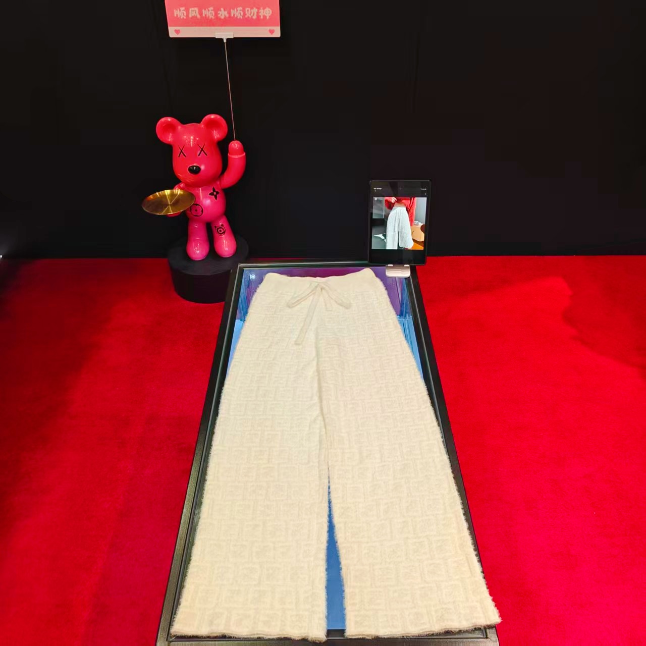 +122 阔腿休闲裤白色舒适高腰时尚百搭秋季纯色