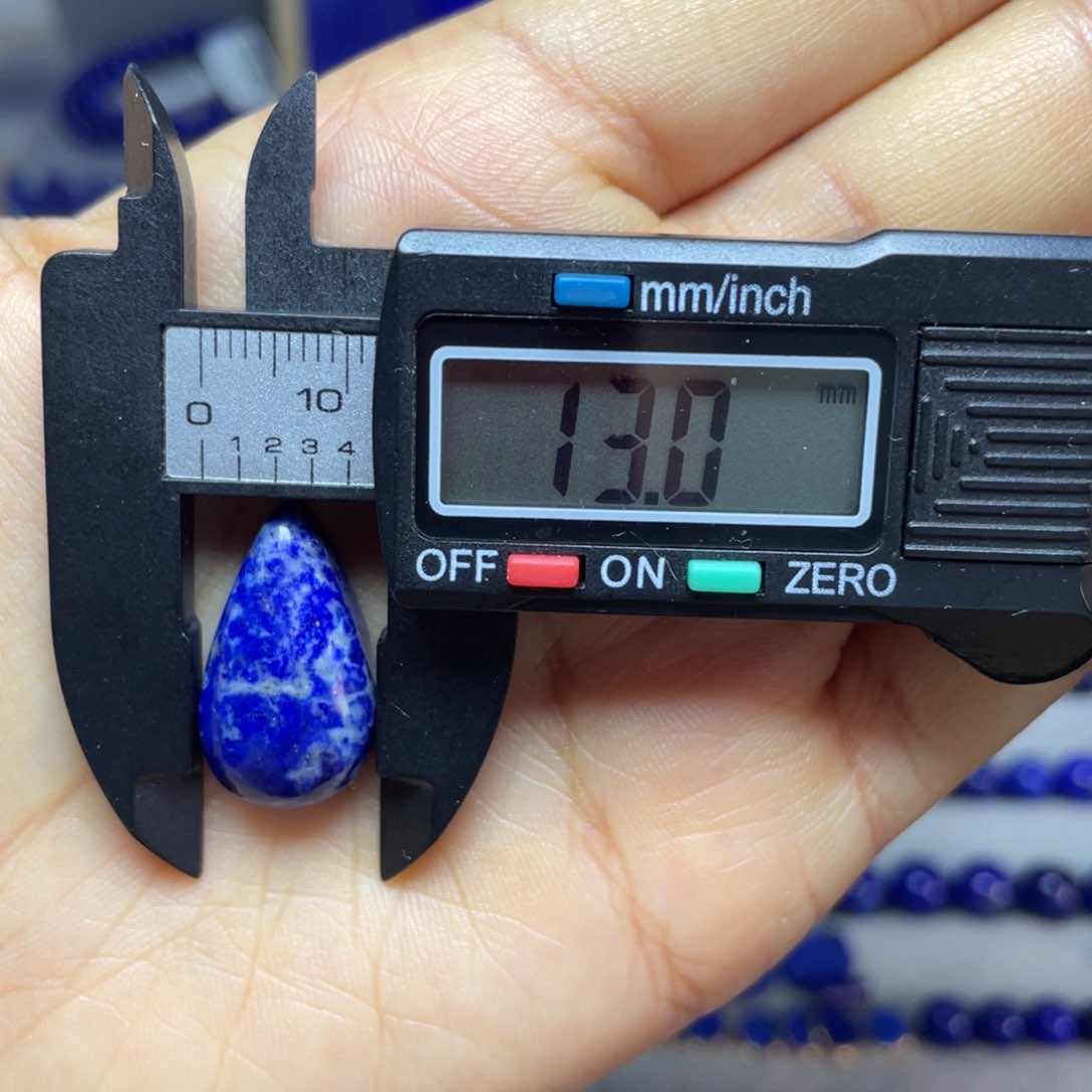 青金石水滴吊坠未镶嵌