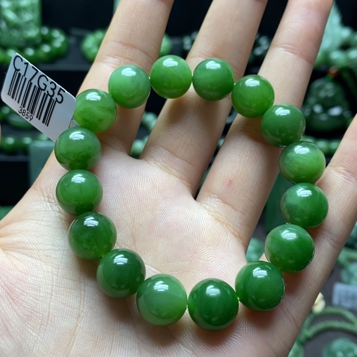 和田玉手串未镶嵌