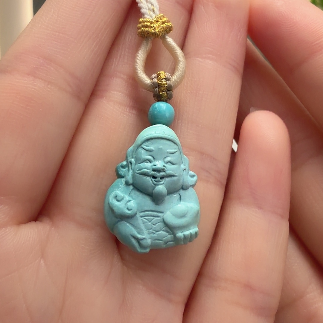 绿松石未镶嵌颈饰