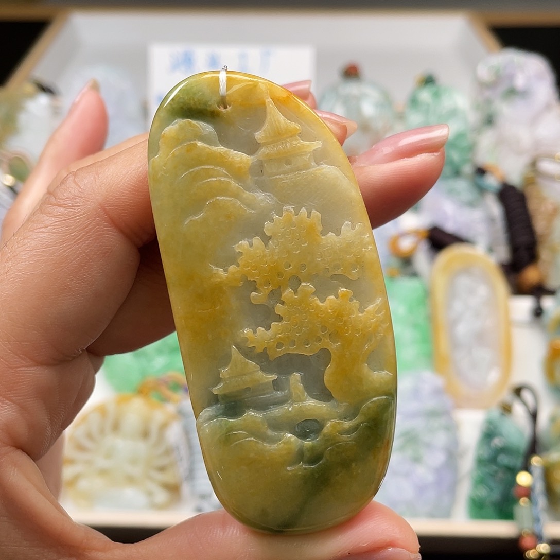 翡翠吊坠(不含链)未镶嵌