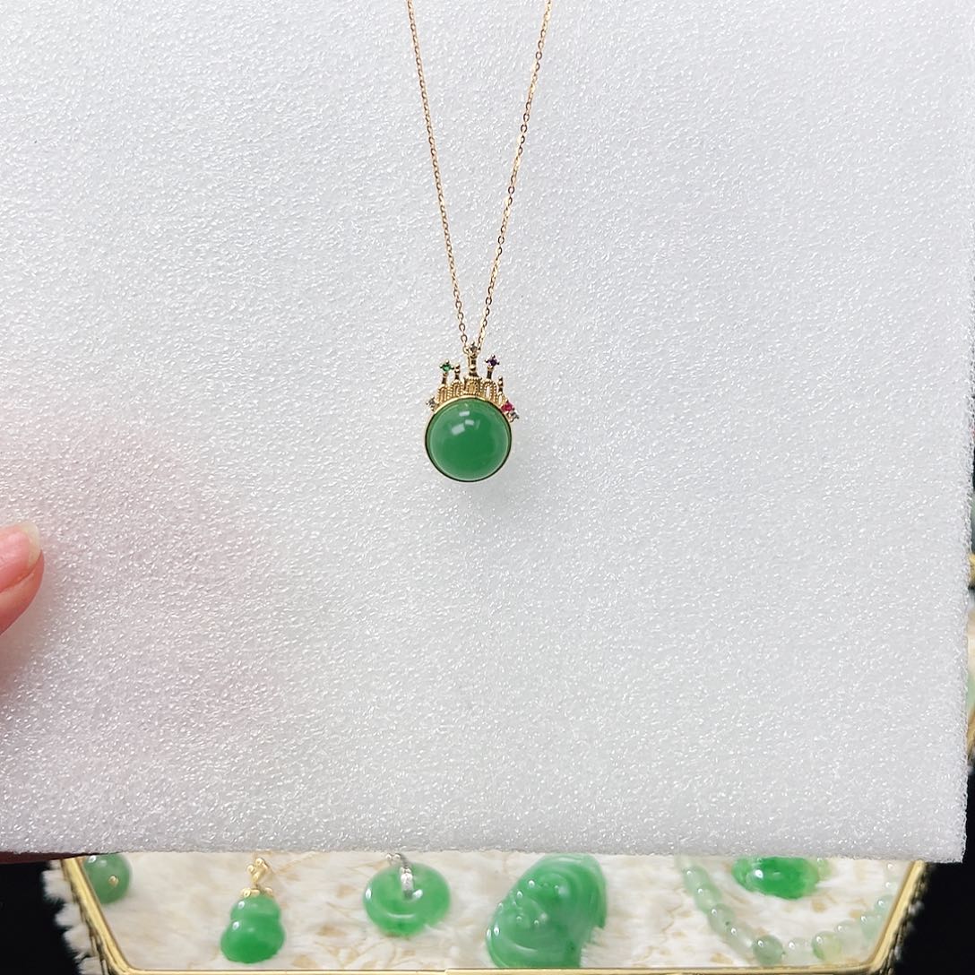 石英质玉项链未镶嵌