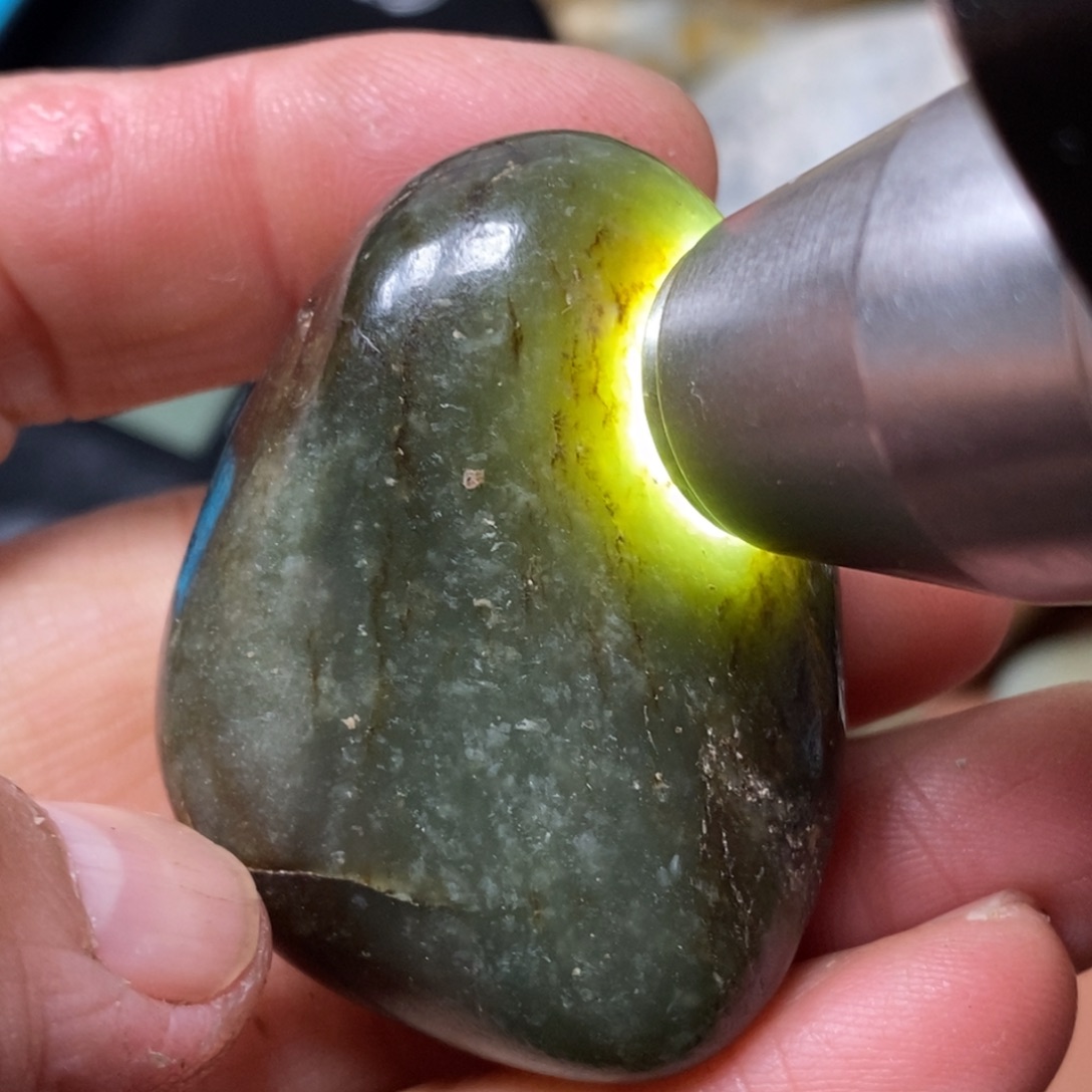 和田玉挂件银S925镀金镶嵌