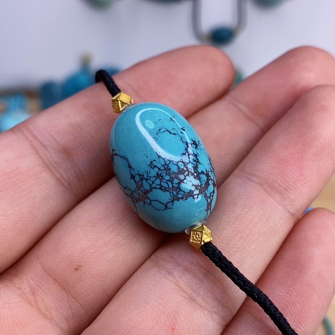 未镶嵌绿松石珠宝奇石17.6×25