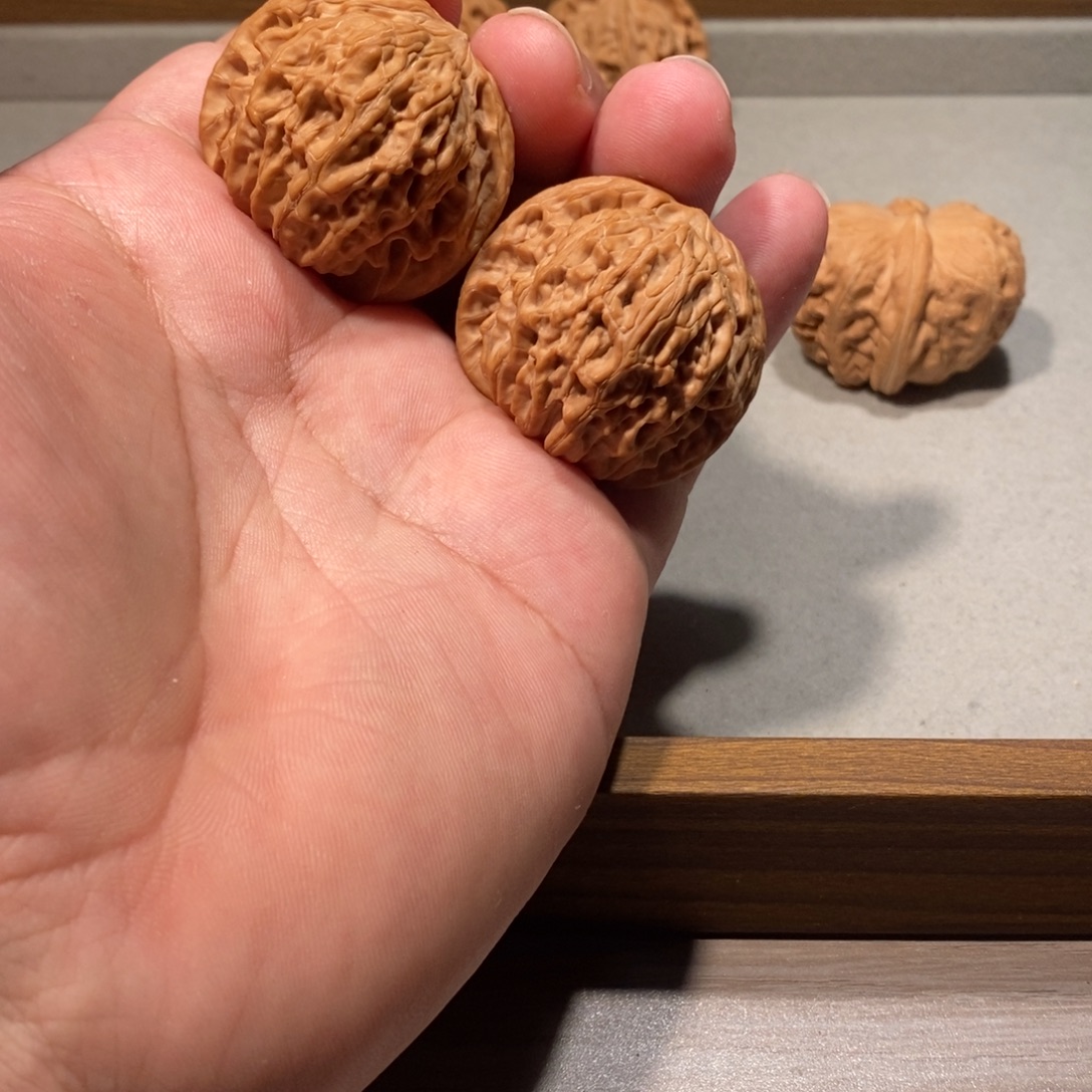 核桃把件40全品正磨