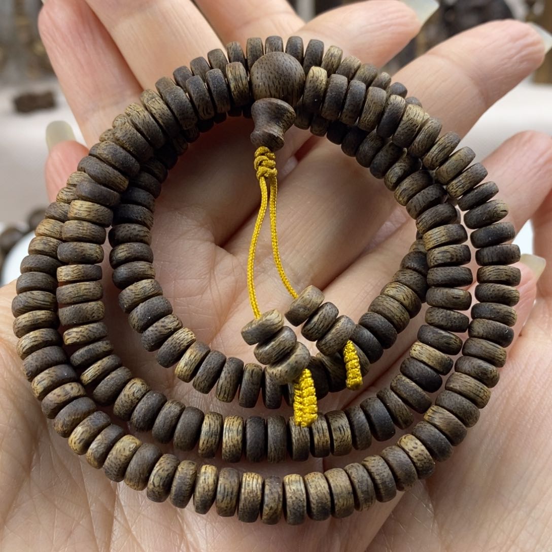 沉香手串越南富森红土