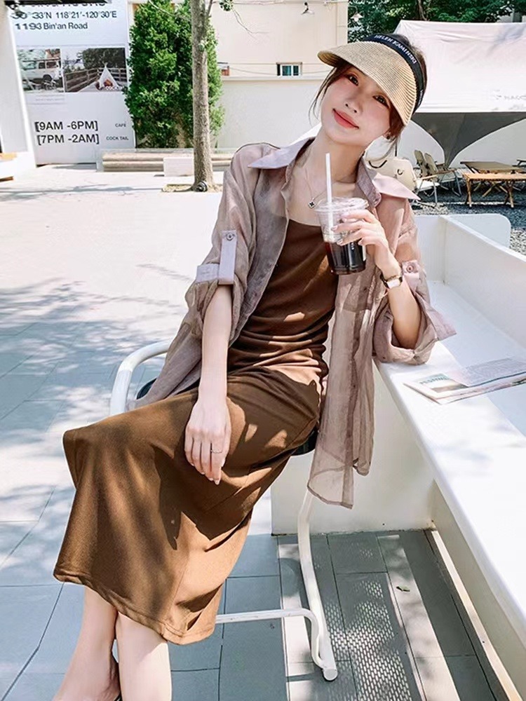 【套装在这里101-199】熙熙大码女装显瘦减龄遮肉高级感衬衫套装