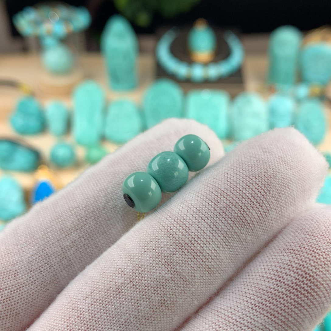 绿松石未镶嵌配珠卡8+