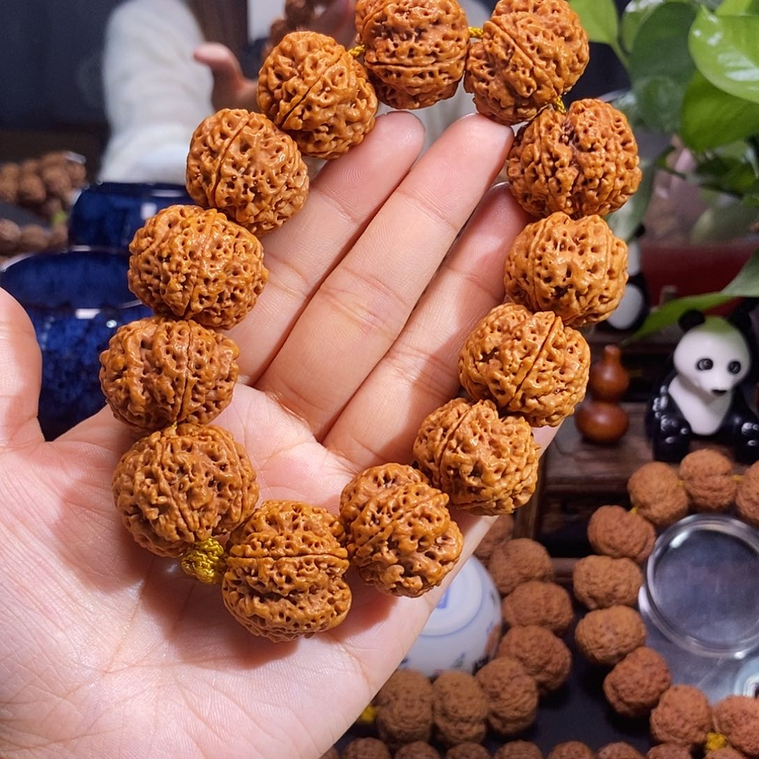 金刚菩提手串蜂窝双龙26mm