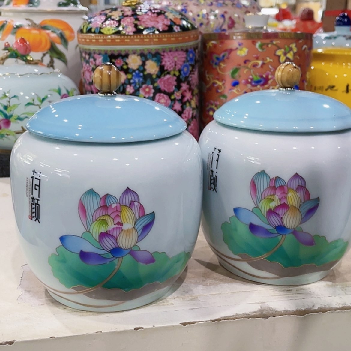 【闪购商品】罐陶瓷茶叶罐密封罐