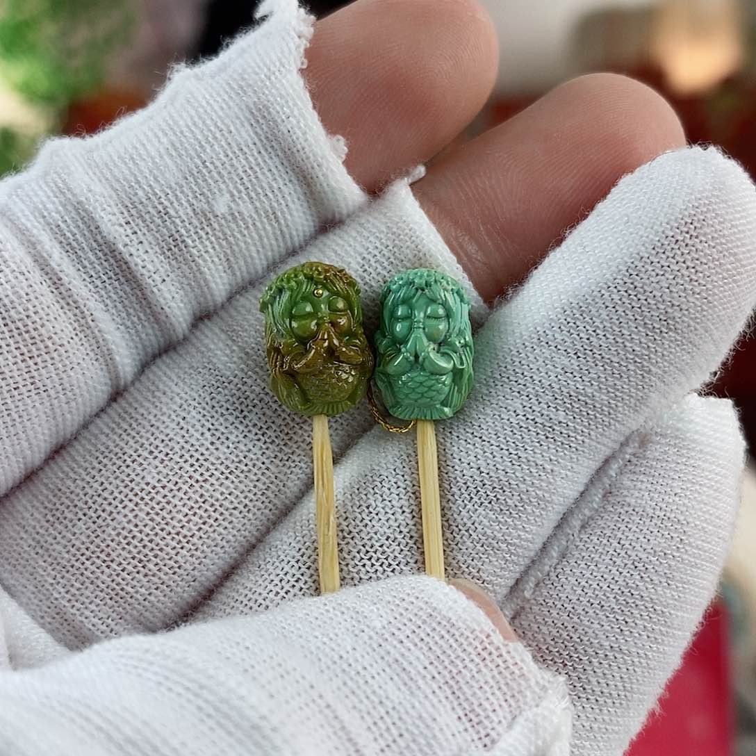 绿松石珠宝奇石未镶嵌