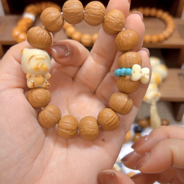 星月菩提手串猴头南瓜多妹爱心