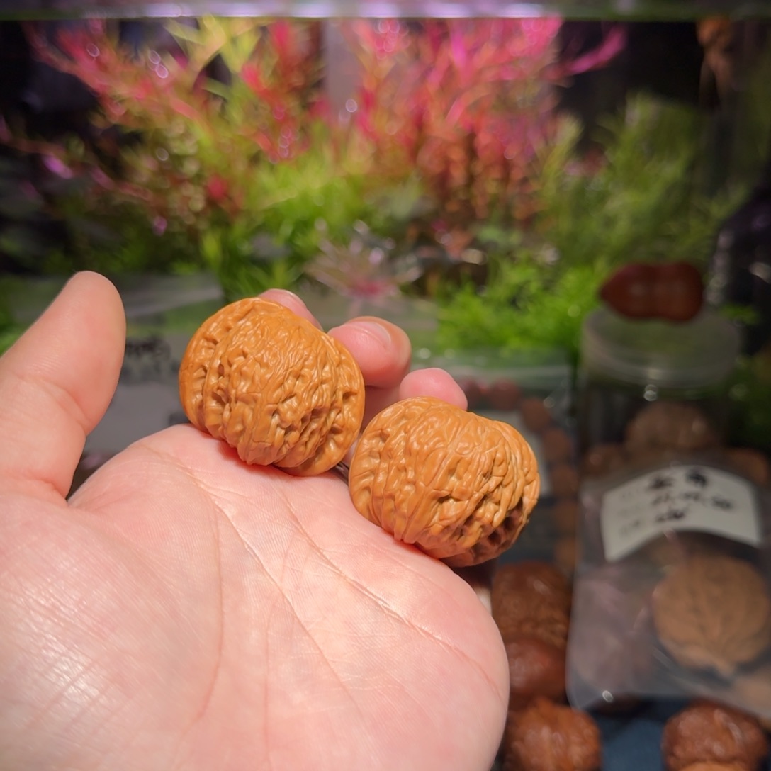 林*.583号39磨盘狮子头文玩核桃