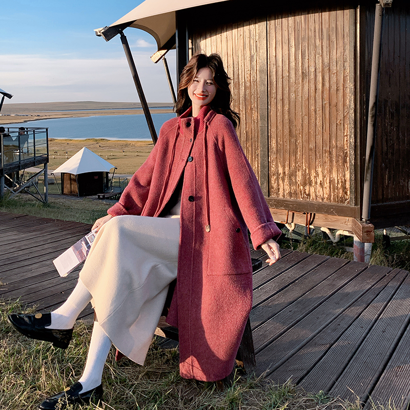 061-070  撤柜优选女装秋冬尾货长款女毛呢外套（非主图款）