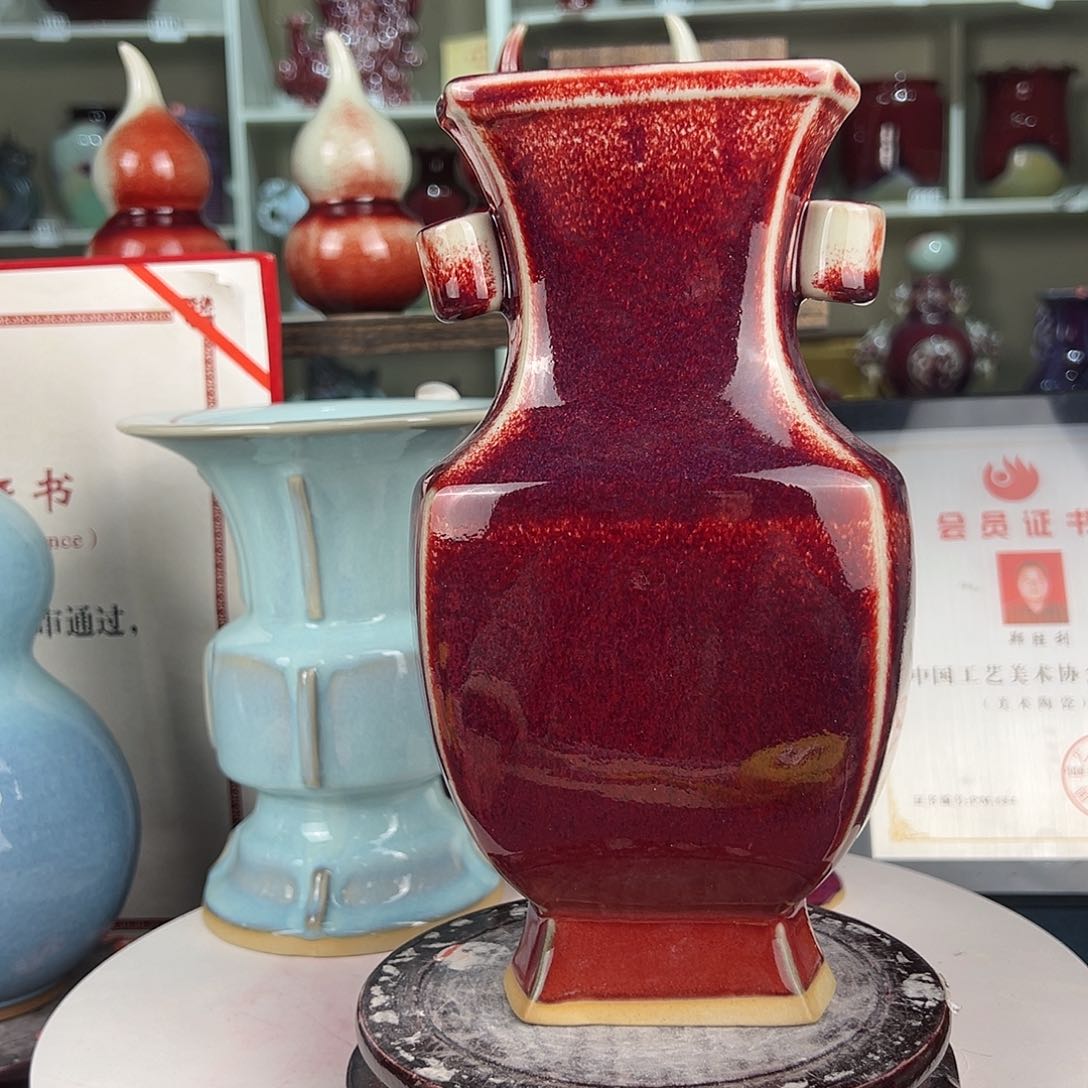 摆件郑家钧窑摆件