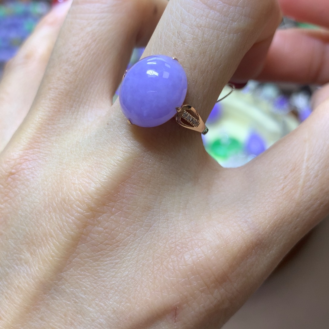 【闪购商品】翡翠颈饰18K金镶嵌翡翠