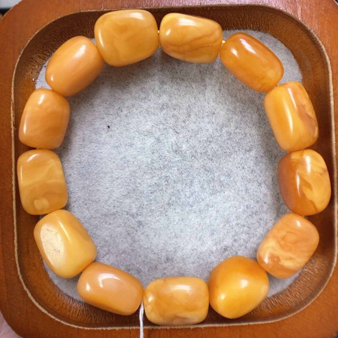 蜜蜡手串未镶嵌蜜蜡手串