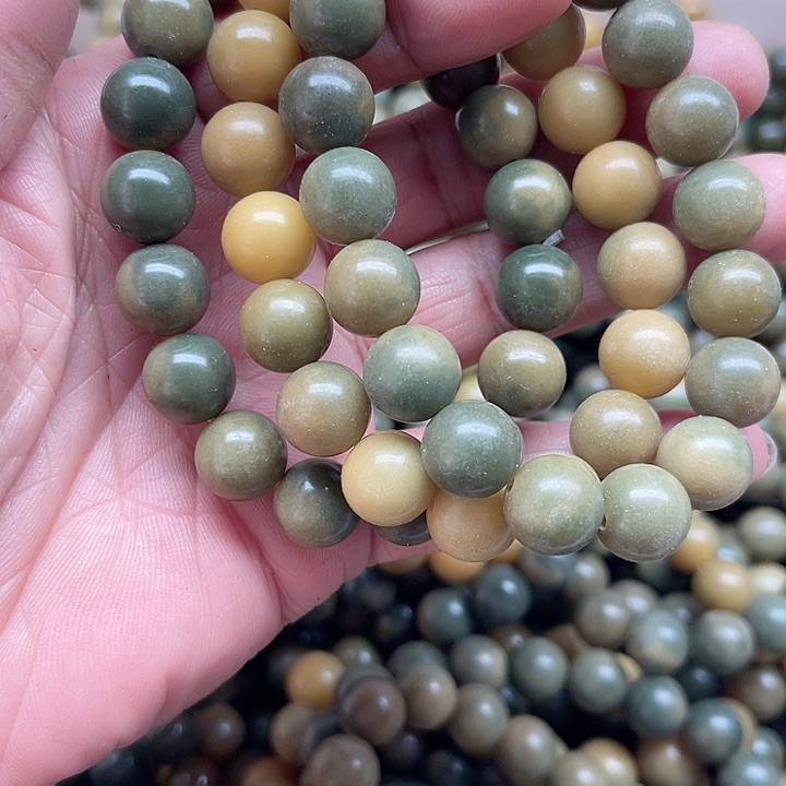 白玉菩提吊坠瑕疵11青提手串一条卡灯牌宠2条