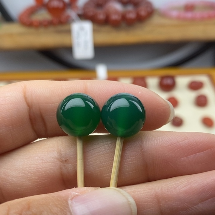 形***0玛瑙/玉髓合金颈饰