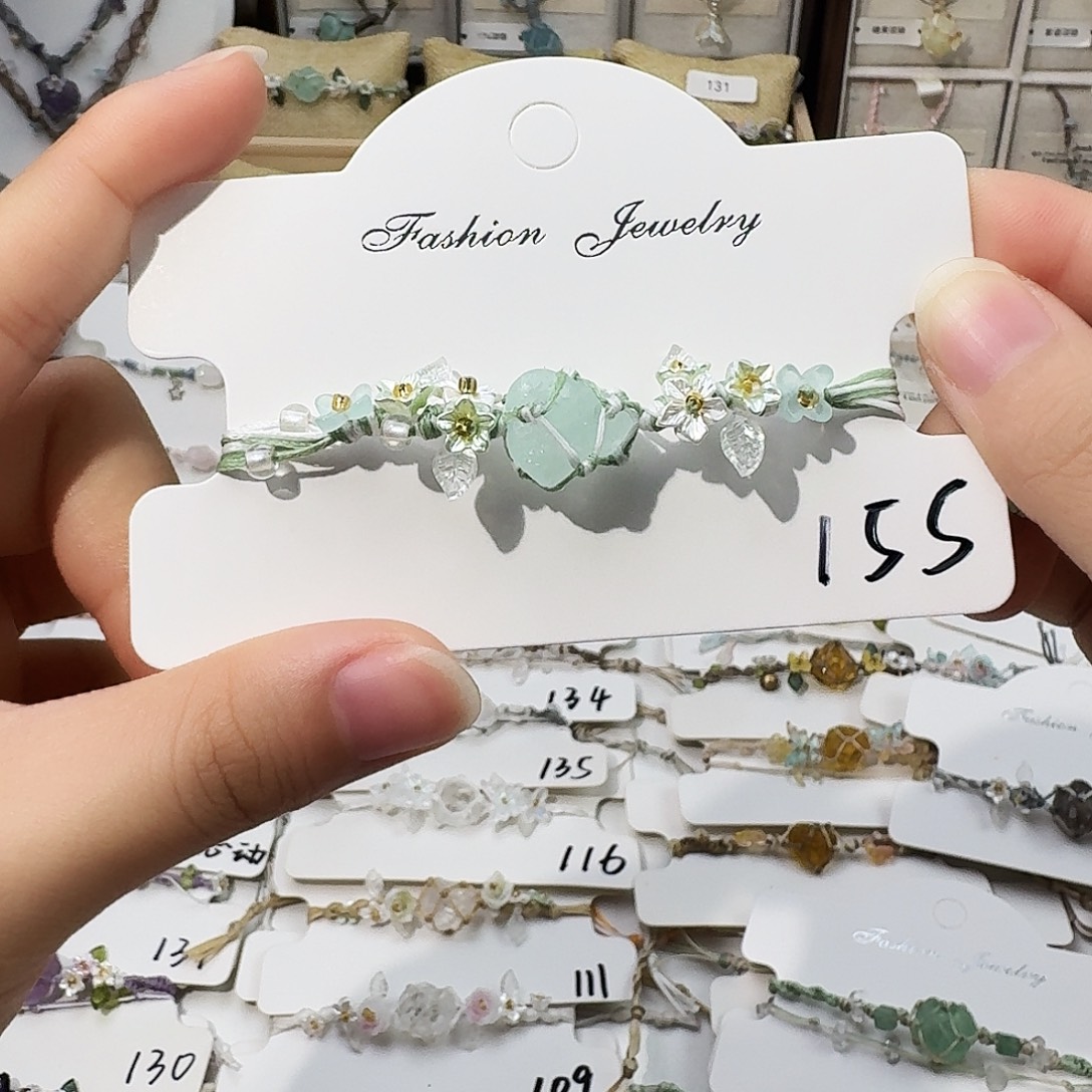 石英石纯铜155手链