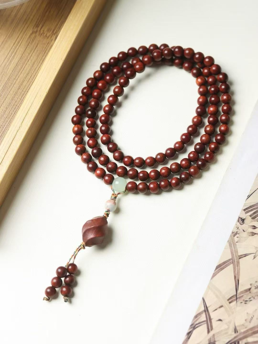 小叶紫檀0.6  108颗手串