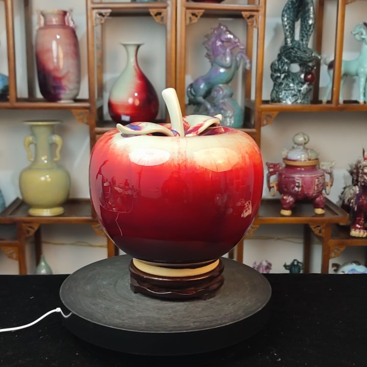 摆件钧瓷摆件神后镇钧瓷摆件