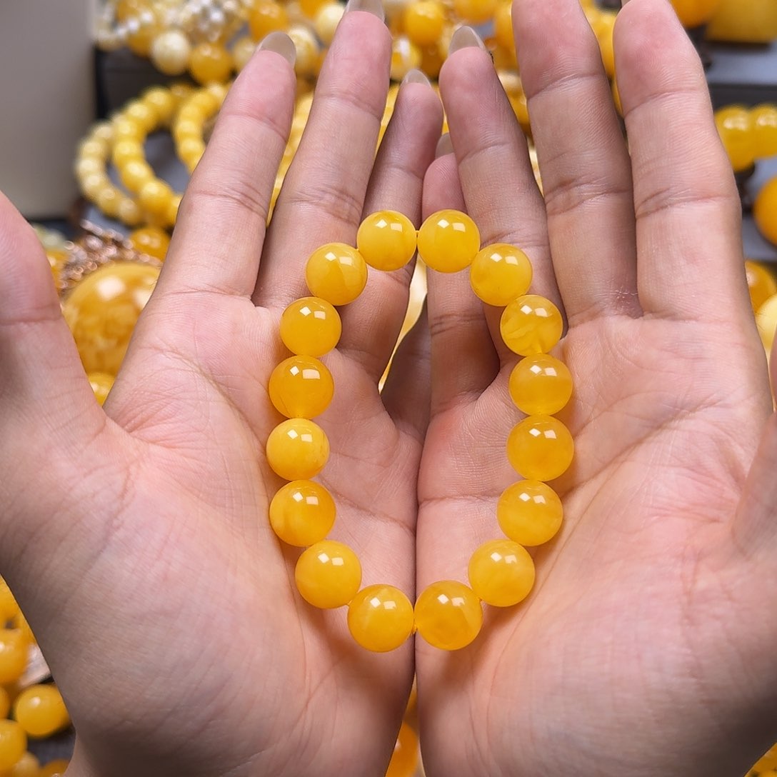 未镶嵌蜜蜡珠宝奇石13mm