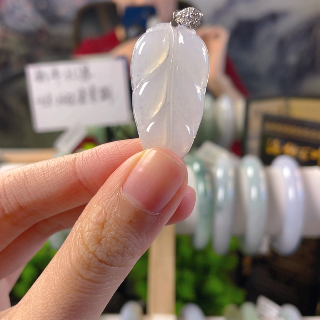 翡翠颈饰银S925镶嵌多样性发1