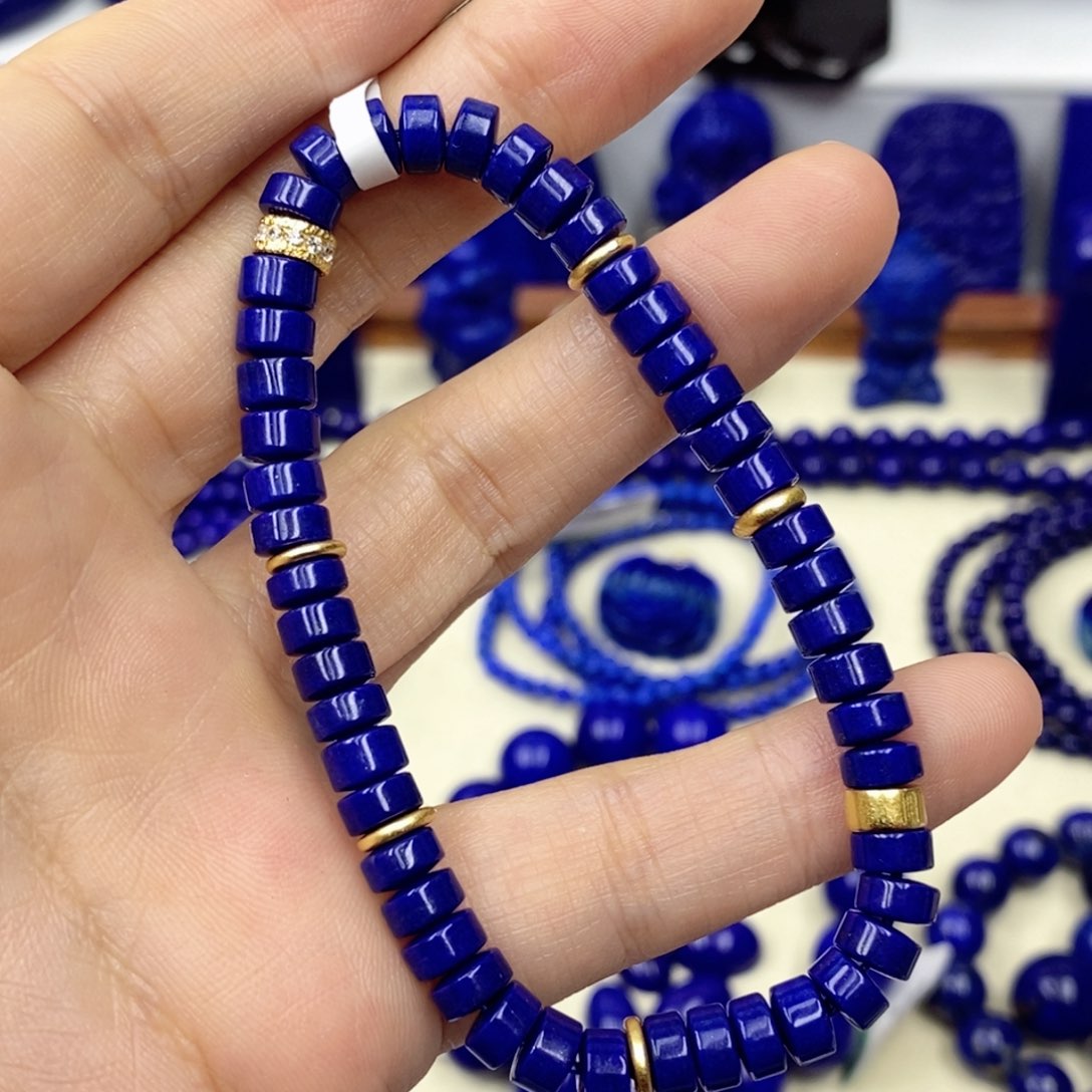 青金石手链未镶嵌