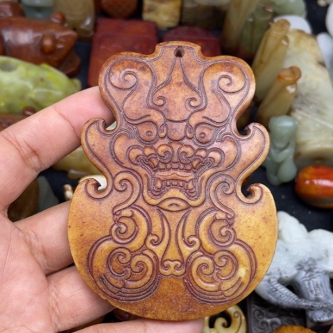 和田玉未镶嵌颈饰118