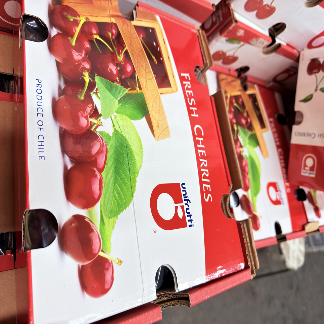 海运锁扣2J-3J桑提娜车厘子净重2500g智利