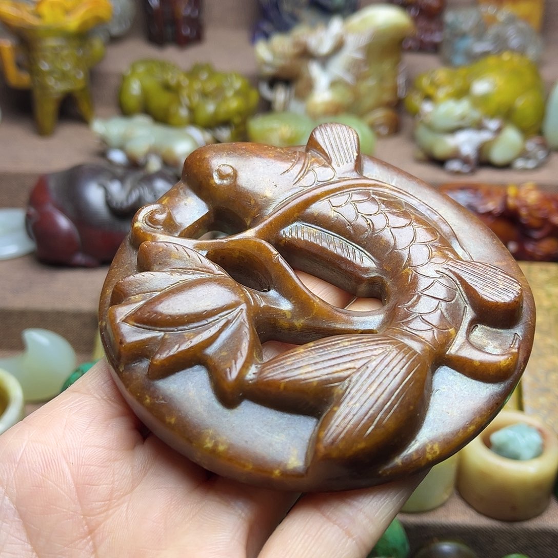 白玉菩提吊坠89。。