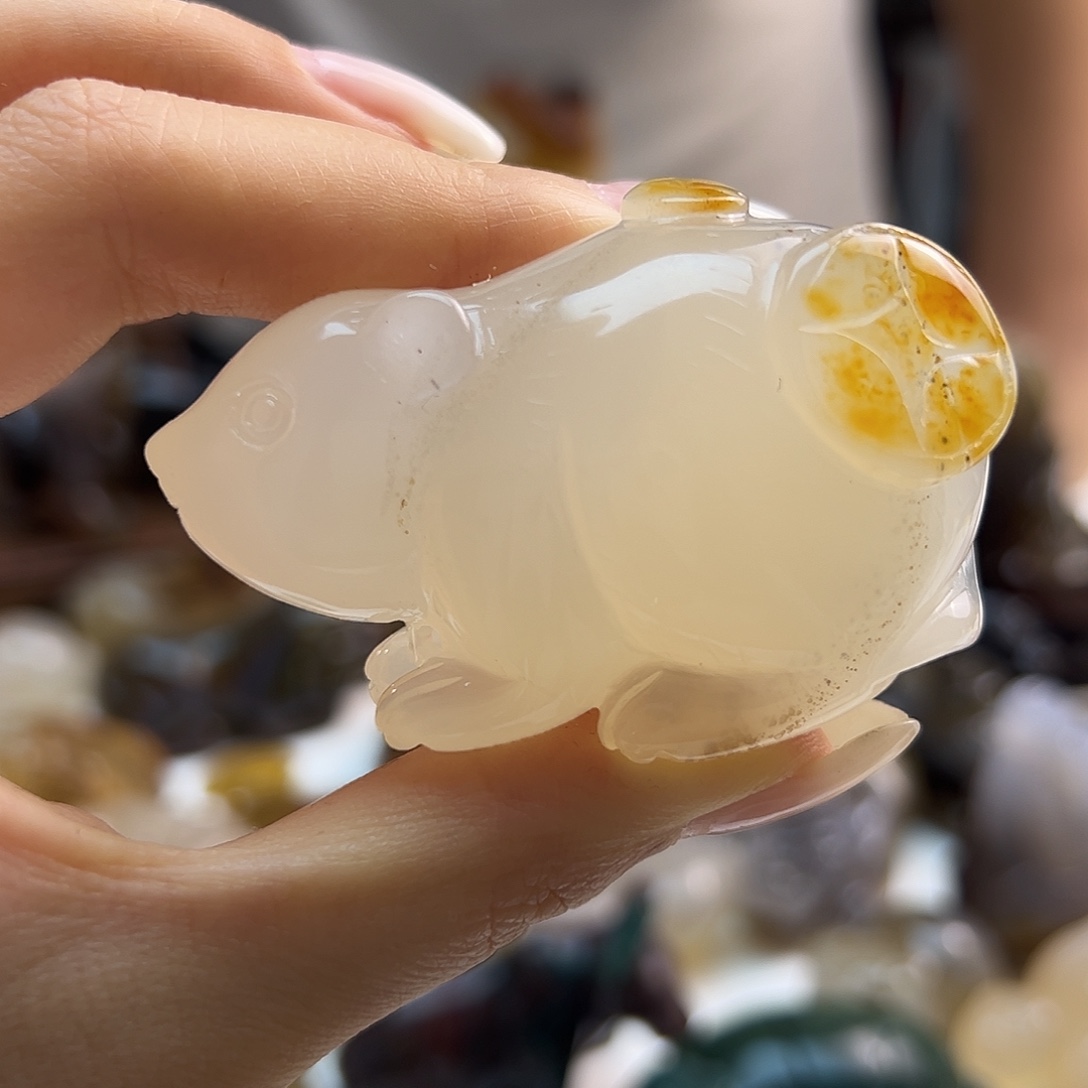 玛瑙/玉髓未镶嵌吊坠(不含链)