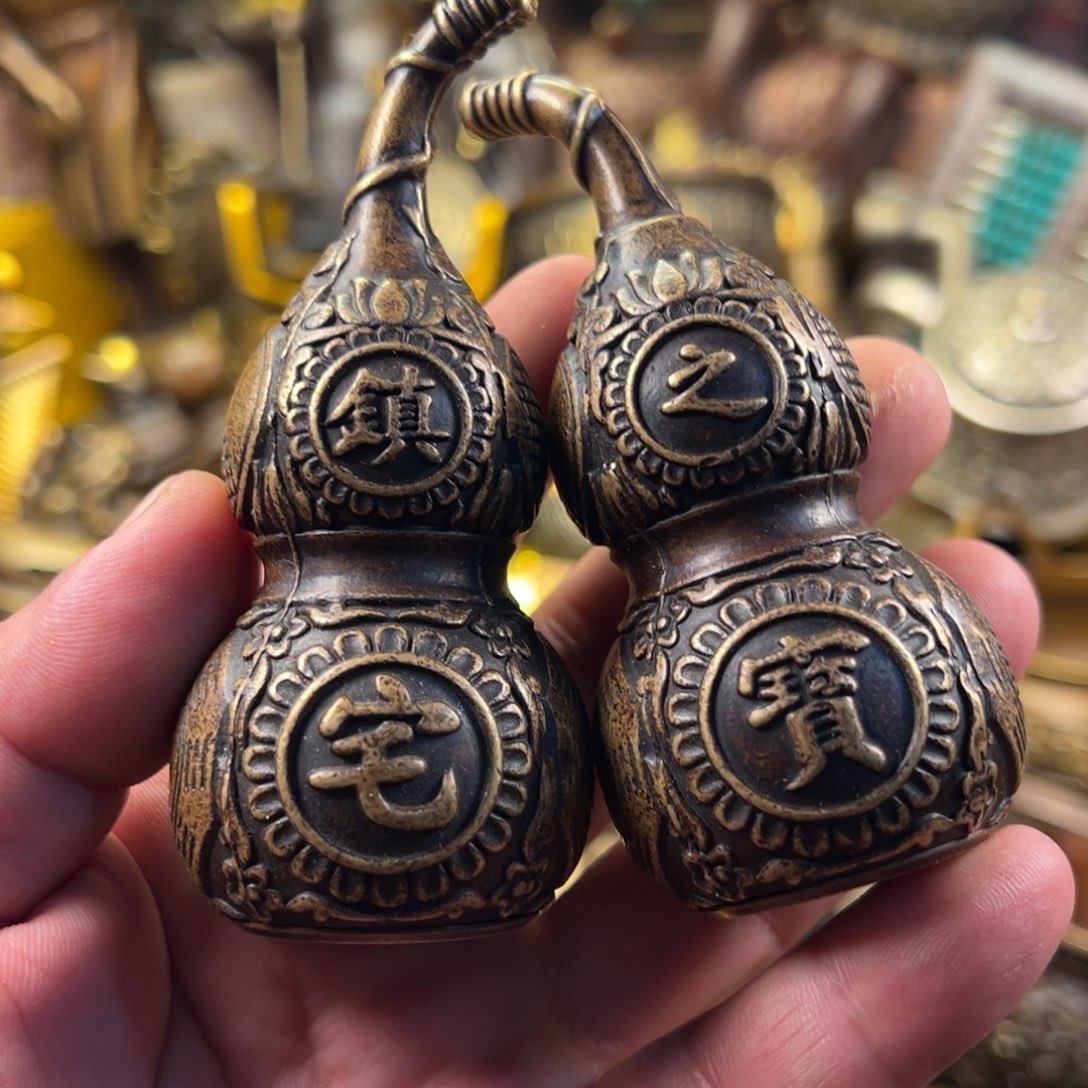 茶壶香炉铜器摆件