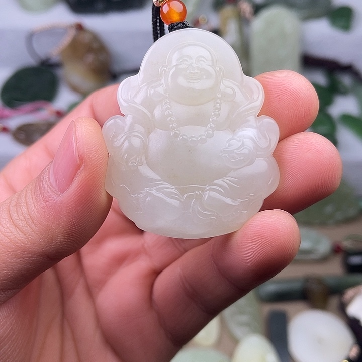 和田玉吊坠(不含链)未镶嵌