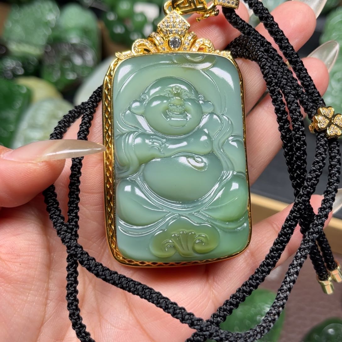 和田玉挂件未镶嵌大*儿