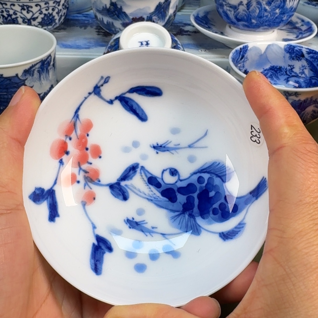 陶瓷景德镇纯手绘茶具圆圆233