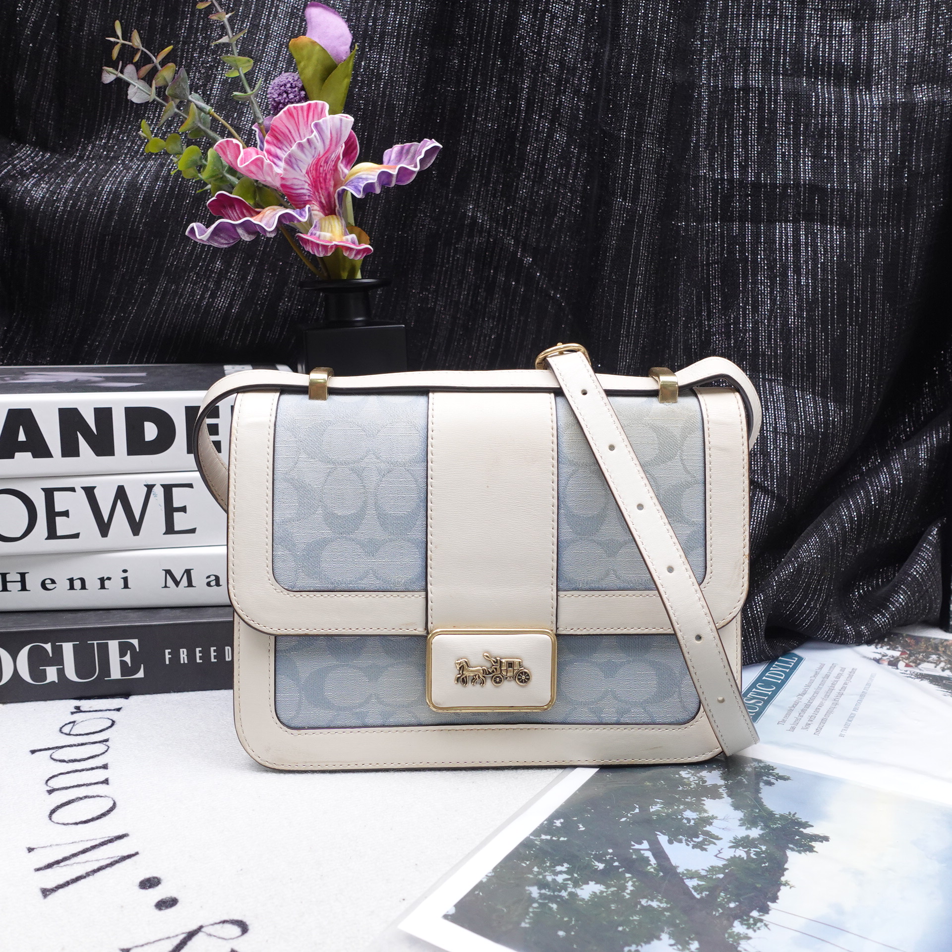 95新 COACH/蔻驰 单肩包/T10279322