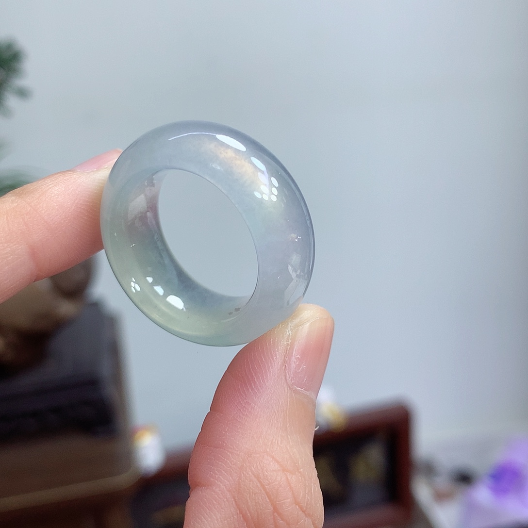 翡翠未镶嵌戒圈23号