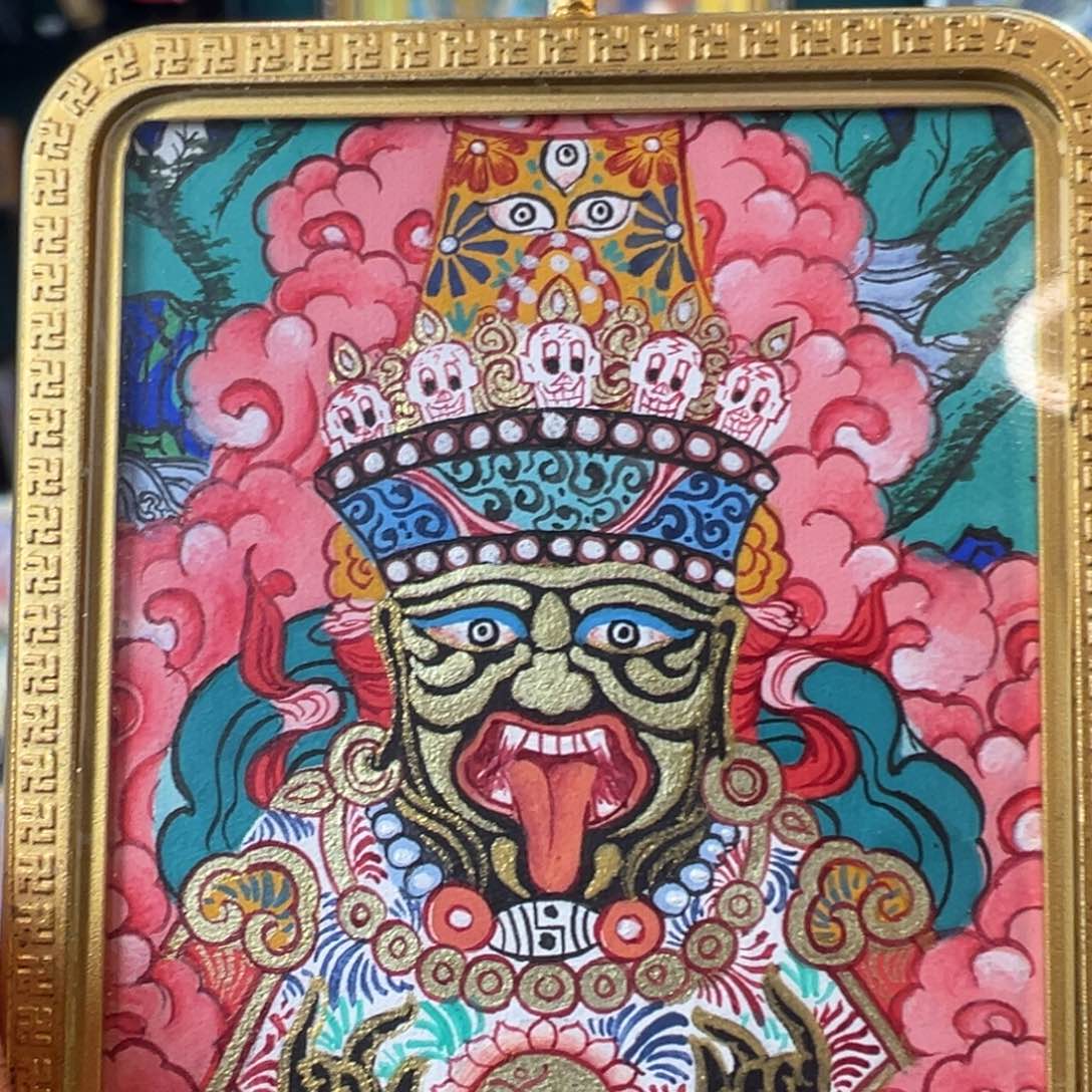 吊坠扎基拉姆唐卡