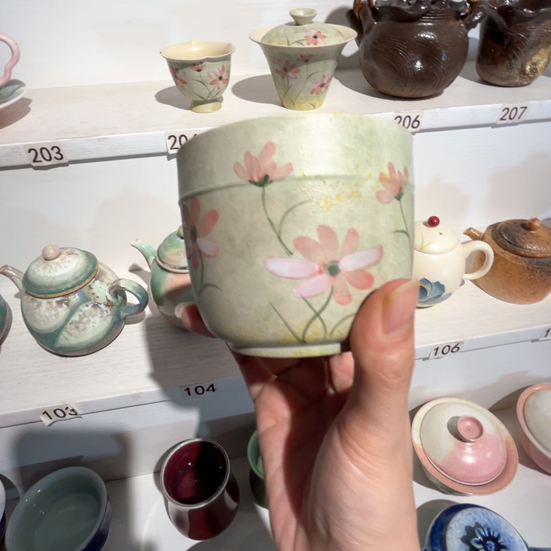 杯景德镇纯手工柴烧茶器