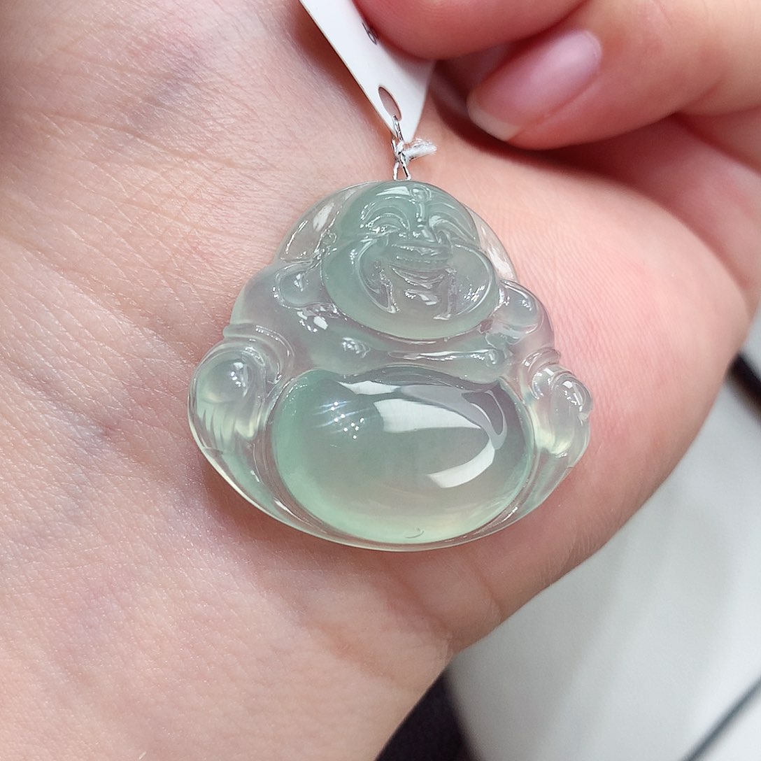 颈饰未镶嵌翡翠翡翠34，26/29/5.6